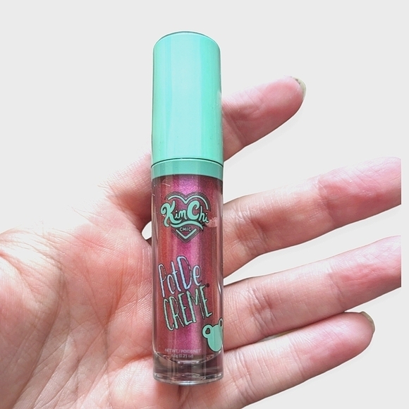 New KimChi Chic PotDe Creme Eyeshadow Amethyst Pink Metallic Cream eyeshadow - Picture 3 of 6